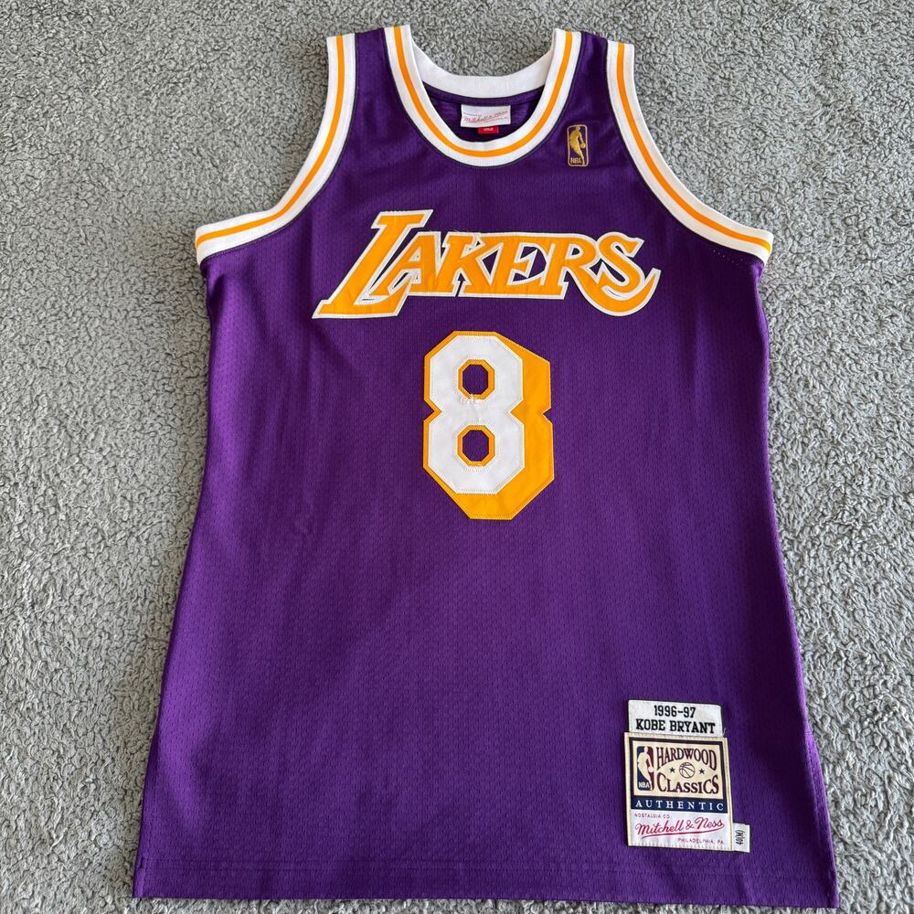 Authentic Mitchell & Ness Los Angeles Lakers Kobe Bryant 1996 Rookie Jersey 40